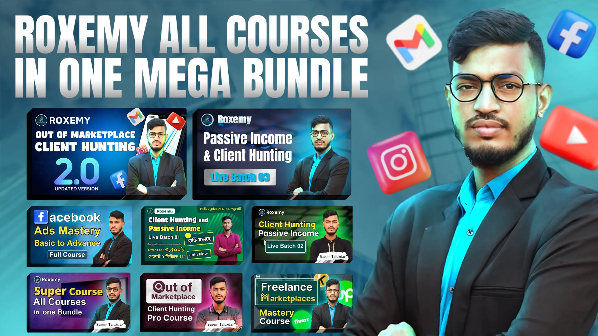 Roxemy All Courses in One Mega Bundle (Course)