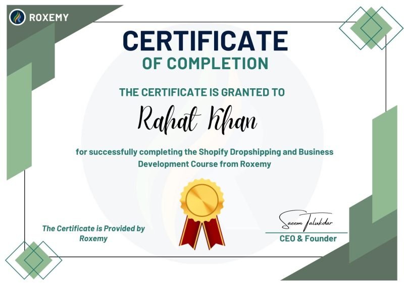 Certificates of Rahat Khan (RX-0055)_